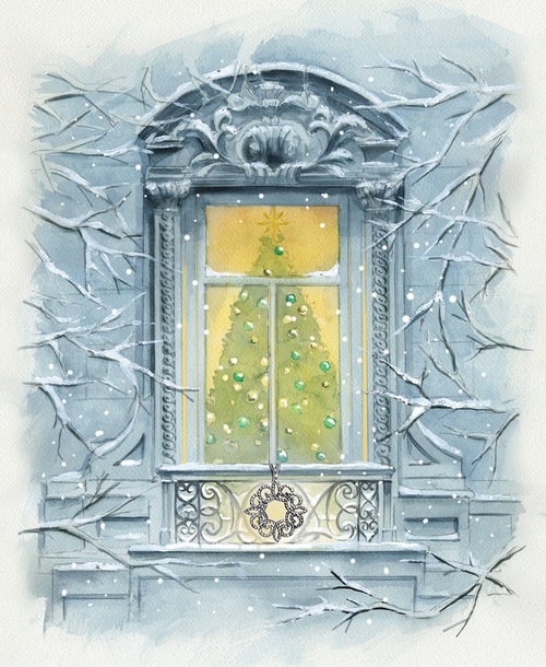 рождественская витрина Tiffany & Co.
