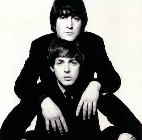 Lennon and McCartney by David Bailey (1965)