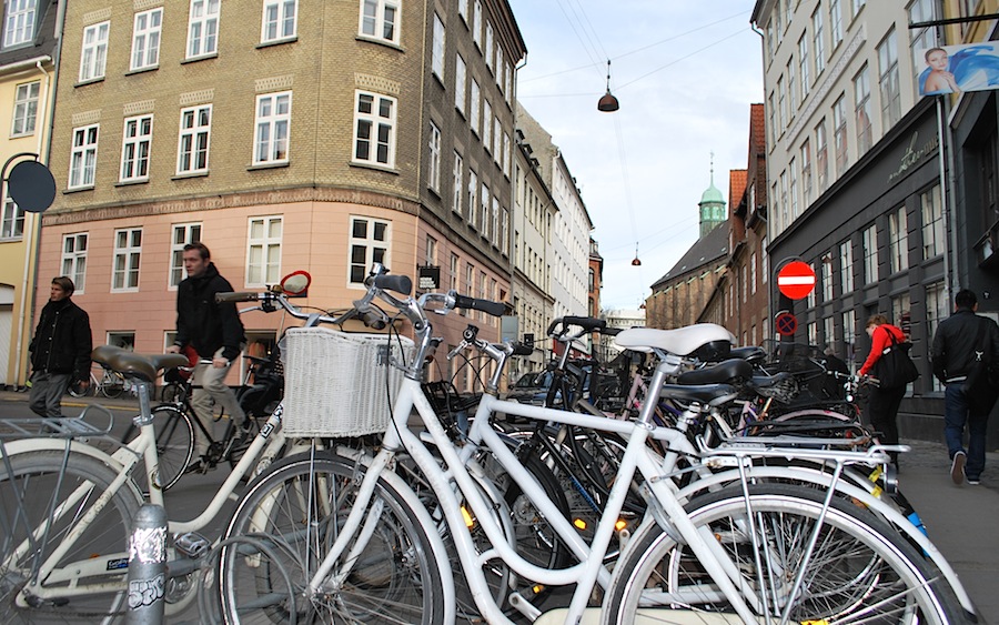 велосипеды в Копенгагене 