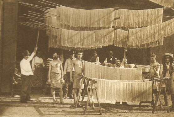 Изготовители пасты в Граньяно в начале 20 века