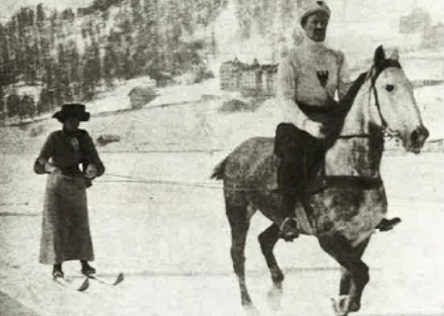 Ски-йоринг в Санкт-Мориц, начало двадцатого века