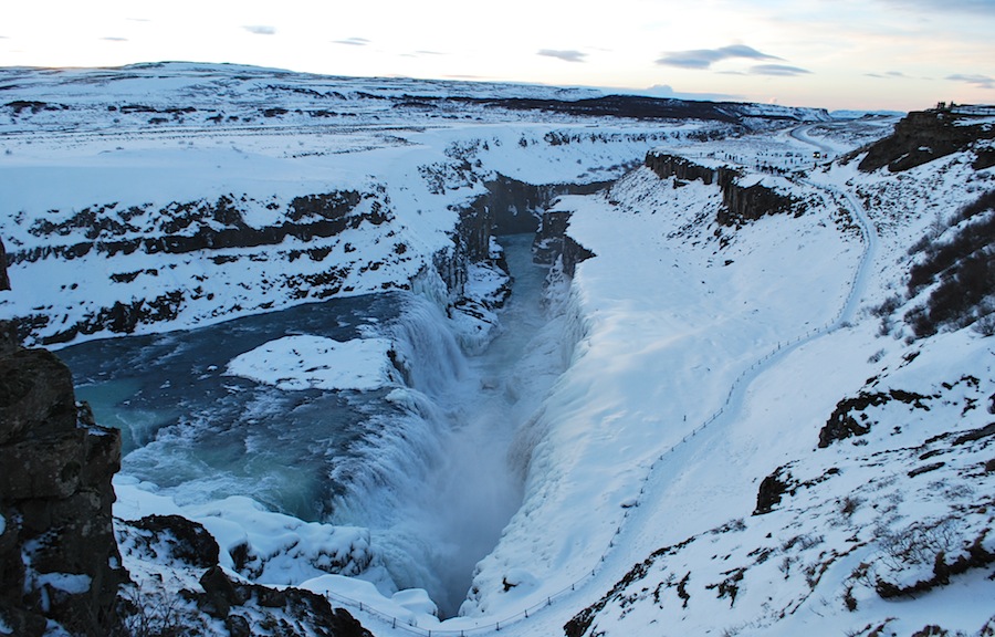 водопад Гюдльфосс, Исландия