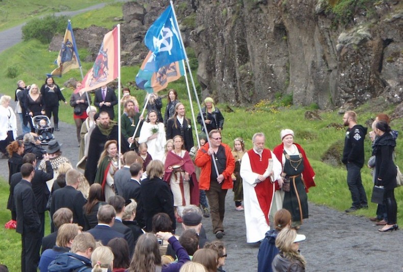 неоязыческая свадьба в Исландии