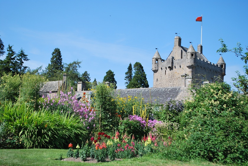 сад цветов, замок Каудор, Шотландия