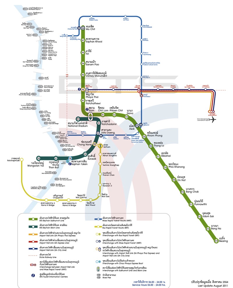 система метрополитена в Бангкоке