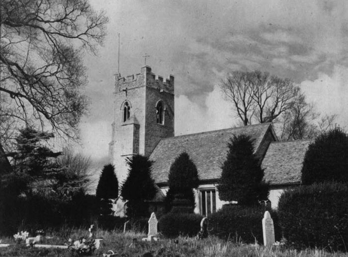 Церковь в английской деревушке Борлей графства Эссекс