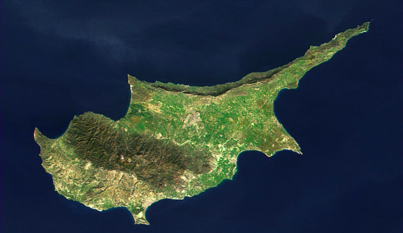 Космоснимок Кипра