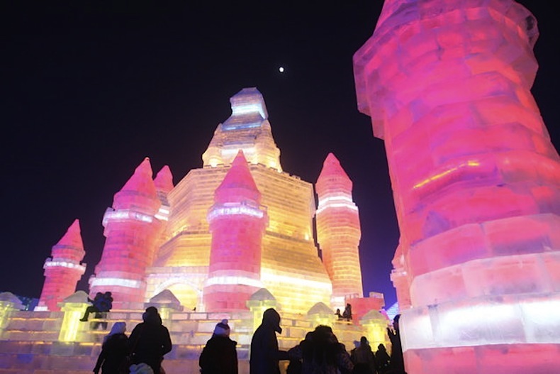 Ледяной фестиваль в Китае