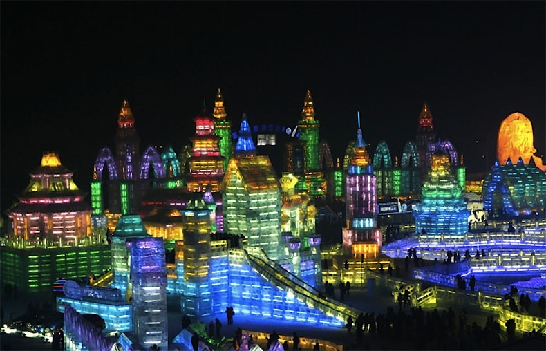 Ледяной фестиваль в Китае