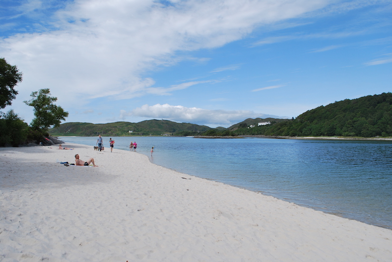 пляжи Морар (Morar), серебряные пляжи Шотландии