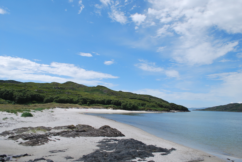 пляжи Морар (Morar), серебряные пляжи Шотландии