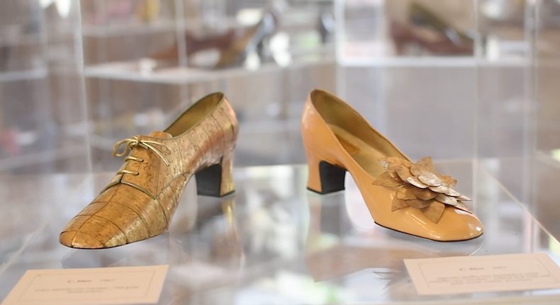ботильоны из коллекций Christian Dior 60-х в музее обуви