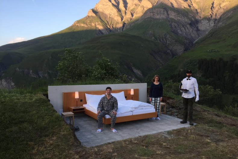 отель без звезд в горах Швейцарии