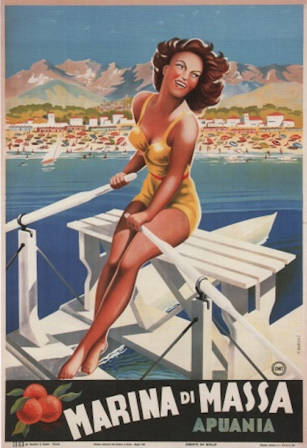 плакат масса ди марина, 1949 год