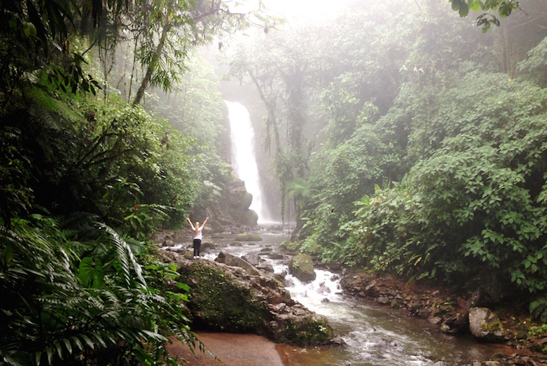 водопад Templo Ла Пас Коста-Рика