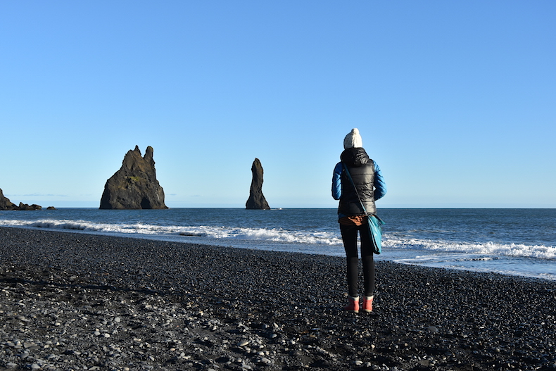 Reynisfjara, пляжи Вик, Исландия, море, океан